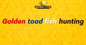 Golden toad fish hunting